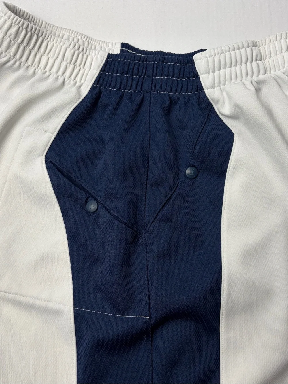 Nike Jordan Men’s XXL Tearaway Snap Track Pants Navy White Retro Basketball